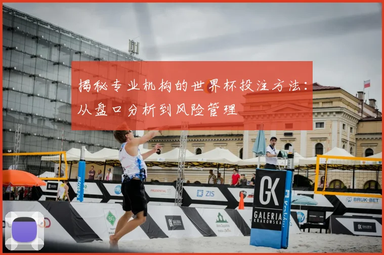 揭秘专业机构的世界杯投注方法：从盘口分析到风险管理